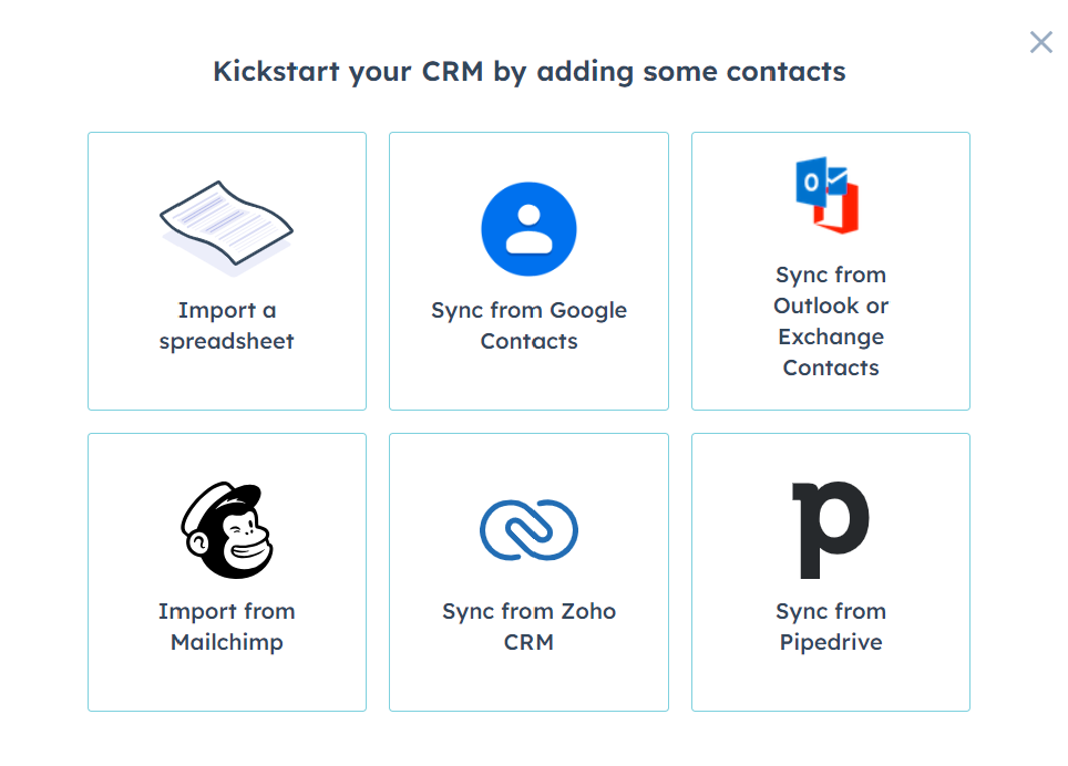 Contacts integration to CRM