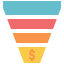 Sales funnel icon